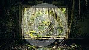 Abandoned Window: A Southern Gothic Post-apocalyptic Nostalgia