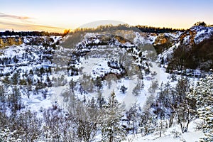 Abandoned Winter Quary