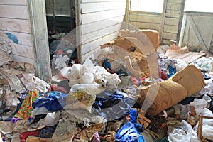 Abandoned wood house