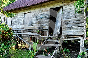 Abandoned wooden house, Guatemala