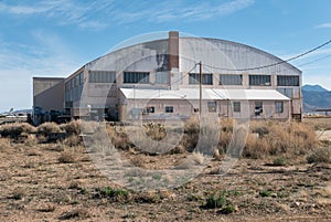 Abandoned WWII hangar, Kingman, Arizona photo