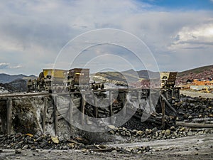 Abandonned mines in Potosi, Bolivia