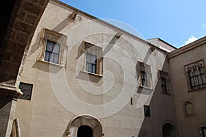 abatellis palace in palermo in sicily - italy