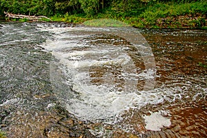 Abava Rapid waterfall