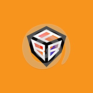 ABB letter logo creative design with vector graphic,