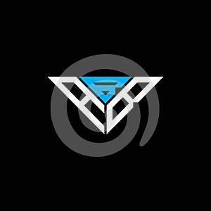 ABB letter logo creative design with vector graphic,