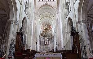 Abbatiale de la Trinite, Fecamp, Normandie, Franc