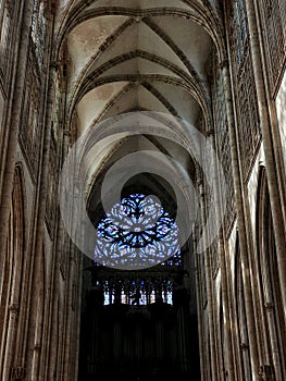 Abbatiale Saint-Ouen, Rouen, Normandy,  France