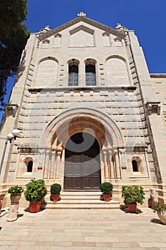 Abbey of Dormition Facade, Mount Zion photo