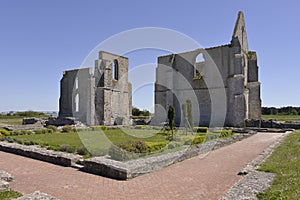 Abbey of La Flotte-en-RÃÂ© in France photo