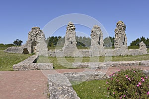 Abbey of La Flotte-en-RÃÂ© in France photo