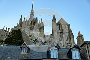 Abbey of Mont Saint Michel. France photo