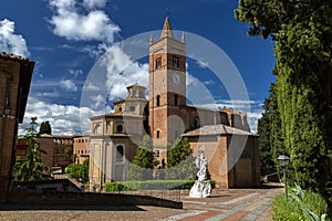 The Abbey of Monte Oliveto Maggiore, a Benedictine monastery located in Tuscany, Italy