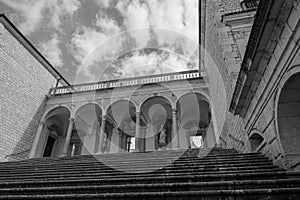 Cassino, Lazio, Italy. The Benedictine Abbey of Montecassino photo