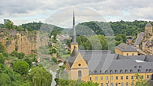 Abbey of Neumunster in the city of Luxembourg