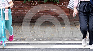 Abbey road crossroad in London