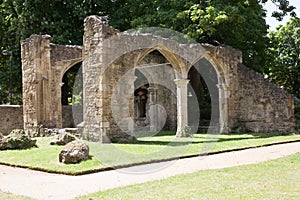 The Abbey ruins in Abingdon, Oxfordshire, UK