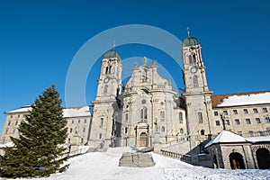 The abbey of Saint Meinrad in Einsiedeln, Switzerland