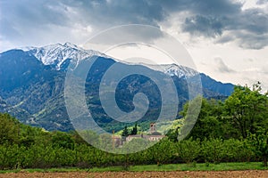 Abbey  Sant Miquel de CuixÃ , Canigou, France