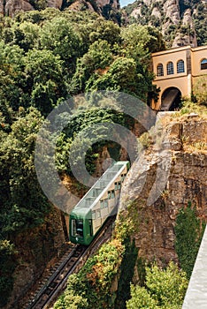 Abbey Santa Maria de Montserrat, Spain. Famous Virgin