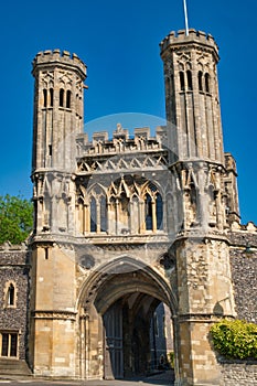 Abbot Fyndon Great Gate. Canterbury, Kent, England.