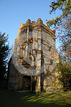 The abbot`s porch, Cerne Abbey, Dorset