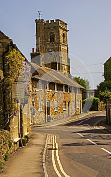 Abbotsbury Cottages & Church Tower