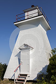 Abbott Harbour Lighthouse in Nova Scotia