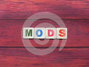 Abbreviation MODS photo