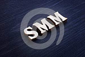 Abbreviation SMM Social Media Marketing photo