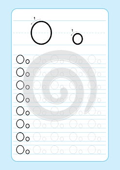 ABC Alphabet letters tracing worksheet with alphabet letters. Basic writing practice for kindergarten kids A4 paper ready to print