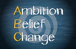 ABC - Ambition Belief Change