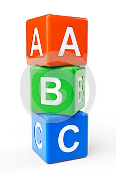 ABC block cubes