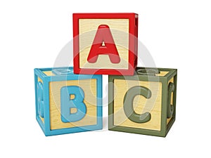 ABC building blocks photo