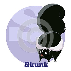 ABC Cartoon Skunk