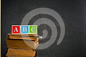 ABC on old textbook