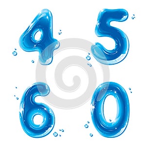 ABC series - Water Liquid Numbers - 4 5 6 0