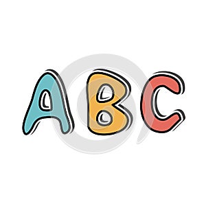 ABC Sticker