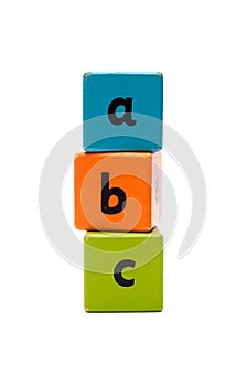 ABC Wooden alphabet blocks