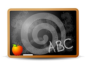 ABC Writing on Chalkboard photo