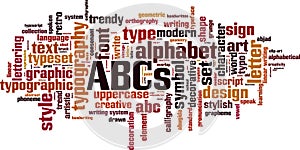ABCs word cloud