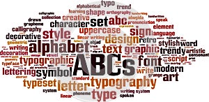 ABCs word cloud