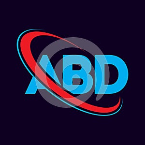 ABD letter logo design, A B D letter logo. abd icon design on black bacground