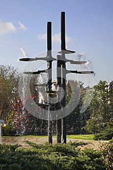 Abdi Ipekci Park in Ankara. Turkey