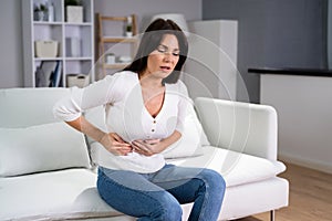 Abdominal Liver Pain And Cramp