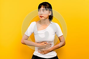 abdominal pain, diarrhea, food poisoning from eating unclean food. pain in the intestines