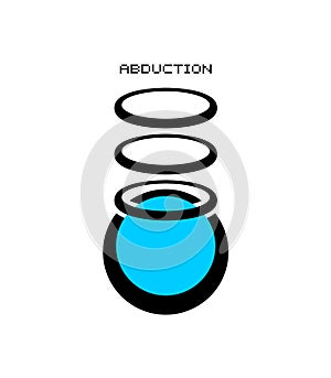 Abduction icon design