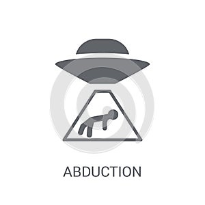 Abduction icon. Trendy Abduction logo concept on white background from Astronomy collection