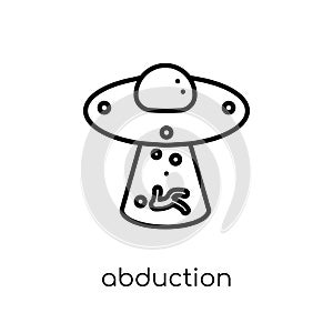 abduction icon. Trendy modern flat linear vector abduction icon