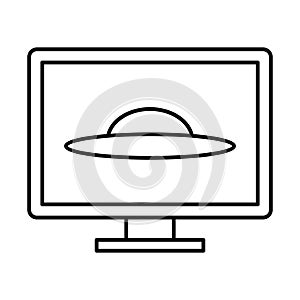 Abduction Line Style vector icon which can easily modify or edit